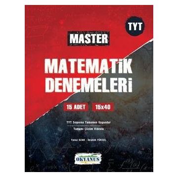 Okyanus Tyt Master 15 Matematik Denemeleri