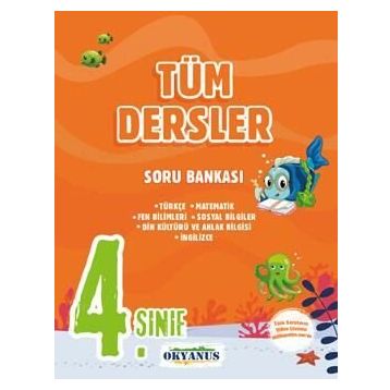 Okyanus Yayıncılık 4. Sınıf Tüm Dersler Soru Bankası