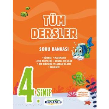 Okyanus Yayıncılık 4. Sınıf Tüm Dersler Soru Bankası