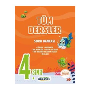 Okyanus Yayıncılık 4. Sınıf Tüm Dersler Soru Bankası