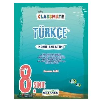 Okyanus Yayınları 8.Sınıf Classmate Türkçe Soru Bankası