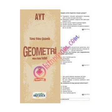 Okyanus Yayınları AYT Geometri Çek Kopar Testi