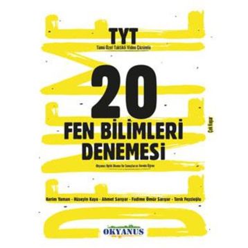 Okyanus Yayınları TYT 20 Fen Bilimleri Denemeleri