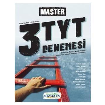 Okyanus Yayınları YKS TYT Master 3 Deneme
