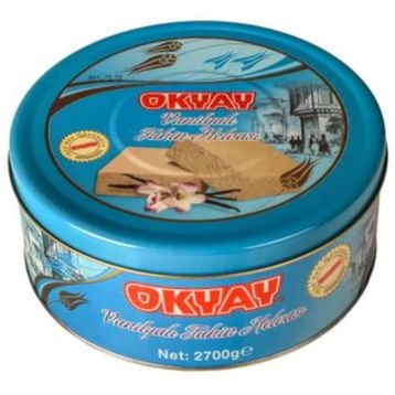 Okyay 2700 gr Vanilyalı Tahin Helvası