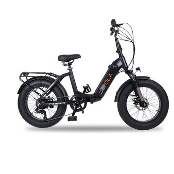 Ola Electrofold EFD1 Carbon Design 20 inç Mat Siyah Katlanabilir Elektrikli Bisiklet