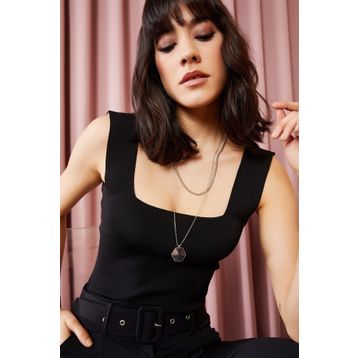 Olalook BLZ-19000853 Siyah Kadın Bluz