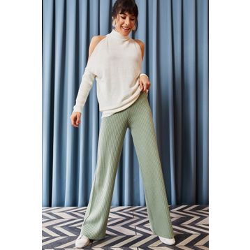 Olalook PNT-19000055 Mint Kadın Pantolon