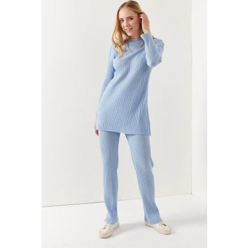 Olalook TKM-19000180 Bebe Mavi Kadın Bluz