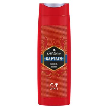 Old Spice 2 si 1 Arada Captain 400 ml 6 Adet Duş Jeli ve Şampuan
