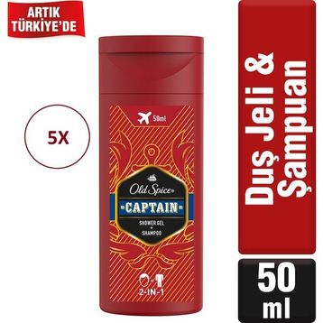 Old Spice Captain 5x50 ml Duş Jeli