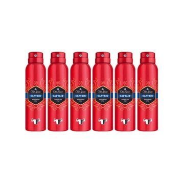 Old Spice Captain 6x150 ml Sprey Deodorant