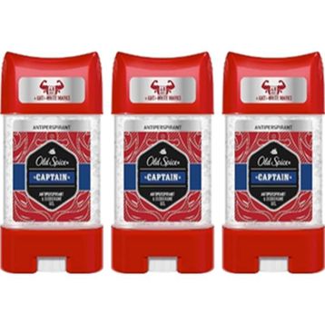 Old Spice Captain Clear 3x70 ml Erkek Jel Stick Deodorant