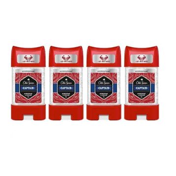 Old Spice Clear Gel Captain 4x70 ml Stick Deodorant