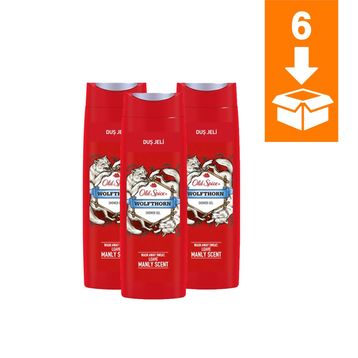 Old Spice Wolfthorn 6x400 ml Duş Jeli