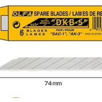 Olfa DKB-5 5'li Maket Bıçağı Yedeği