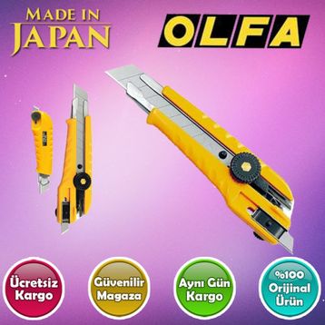 Olfa L-3 Çift Yönlü Kullanılabilir Geniş Maket Bıçağı