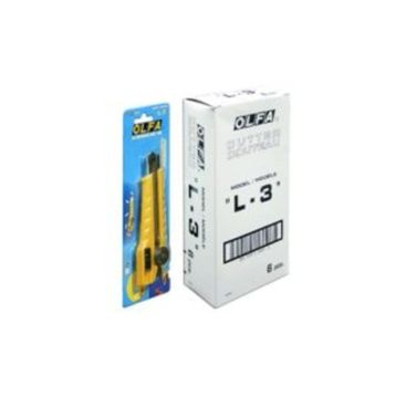 Olfa L-3 Çift Yönlü Kullanılabilir Geniş Maket Bıçağı