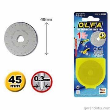 Olfa RB45-10 10'lu Maket Bıçağı Yedeği