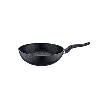 Olika W2803/03 28 cm Siyah İnci Granit Wok Tava