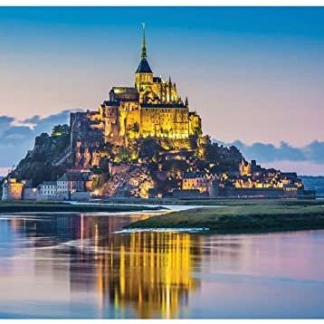 Olimpia 1000 Parça Mont Saint Michel Manstırı Puzzle