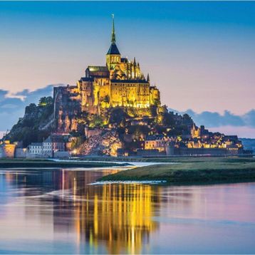 Olimpia 1000 Parça Mont Saint Michel Manstırı Puzzle