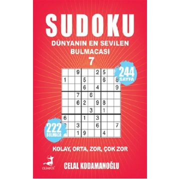 Olimpos Yayınları Sudoku Dünyanın En Sevilen Bulmacası 7
