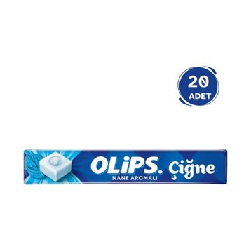 Olips 47 gr Çiğne Nane Aromalı Ferahlatıcı Çiğnenebilir Şeker (20 adet)