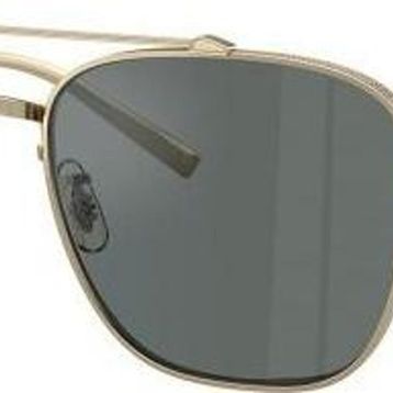 Oliver Peoples OV1349ST 5035W5 55-18 Altın Erkek Güneş Gözlüğü