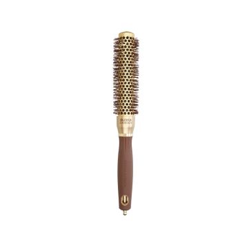 Olivia Garden 25 Expert Blowout Speed Wavy Bristles Gold & Brown Fırça