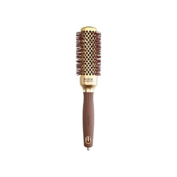 Olivia Garden Altın ve Kahverengi 35 Expert Blowout Shine Wavy Bristles Saç Fırçası