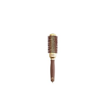 Olivia Garden Altın ve Kahverengi 35 Expert Blowout Shine Wavy Bristles Saç Fırçası