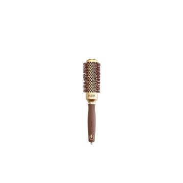 Olivia Garden Altın ve Kahverengi 35 Expert Blowout Shine Wavy Bristles Saç Fırçası