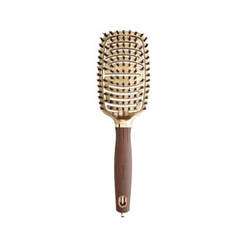Olivia Garden Expert Care Flex Boar&Nylon Bristles Gold&Brown Saç Fırçası