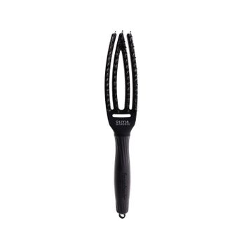 Olivia Garden Fingerbrush Care Iconic Boar & Nylon Full Black S Fırça