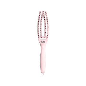Olivia Garden Fingerbrush Care Iconic Boar & Nylon Pastel Pink S Fırça