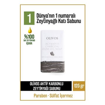 Olivos Aktif Karbonlu 125 gr Sabun