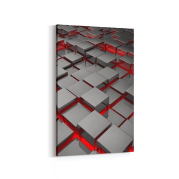 Olla 10053D Abstract 3 Boyut Görsel Dikey 20x30 cm Kanvas Tablo