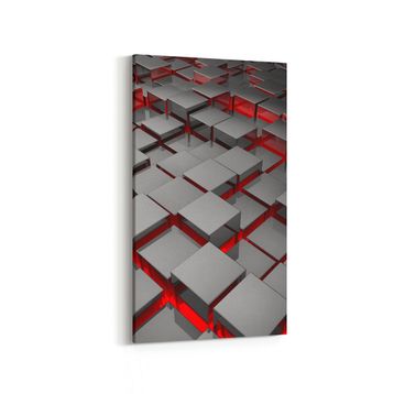 Olla 10053DD Abstract 3 Boyut Görsel Dikey Dar 30x60 cm Kanvas Tablo