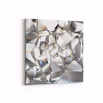 Olla 10086K Abstract Görsel Kare 25x25 cm Kanvas Tablo
