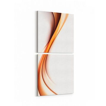 Olla 10147K2D Abstract Görsel Kare 2 Parça Dikey 30x65 cm Kanvas Tablo