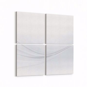 Olla 10184K4 Abstract Görsel Kare 4 Parça 65x65 cm Kanvas Tablo