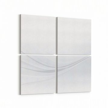 Olla 10184K4 Abstract Görsel Kare 4 Parça 65x65 cm Kanvas Tablo