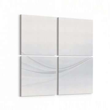 Olla 10184K4 Abstract Görsel Kare 4 Parça 65x65 cm Kanvas Tablo