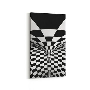 Olla 10231DD Abstract Girdap Görsel Dikey Dar 30x60 cm Kanvas Tablo