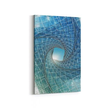Olla 10268D Abstract Girdap Görsel Dikey 20x30 cm Kanvas Tablo