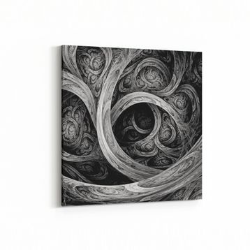 Olla 10321K Abstract Görsel Kare 25x25 cm Kanvas Tablo