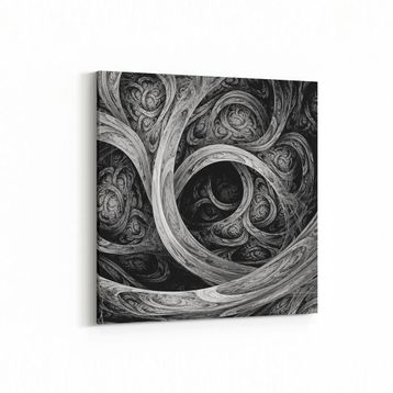 Olla 10321K Abstract Görsel Kare 25x25 cm Kanvas Tablo