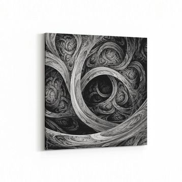 Olla 10321K Abstract Görsel Kare 25x25 cm Kanvas Tablo