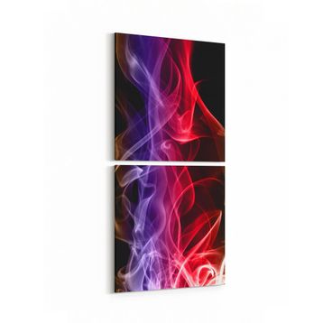 Olla 10399K2D Abstract Görsel Kare 2 Parça Dikey 30x65 cm Kanvas Tablo